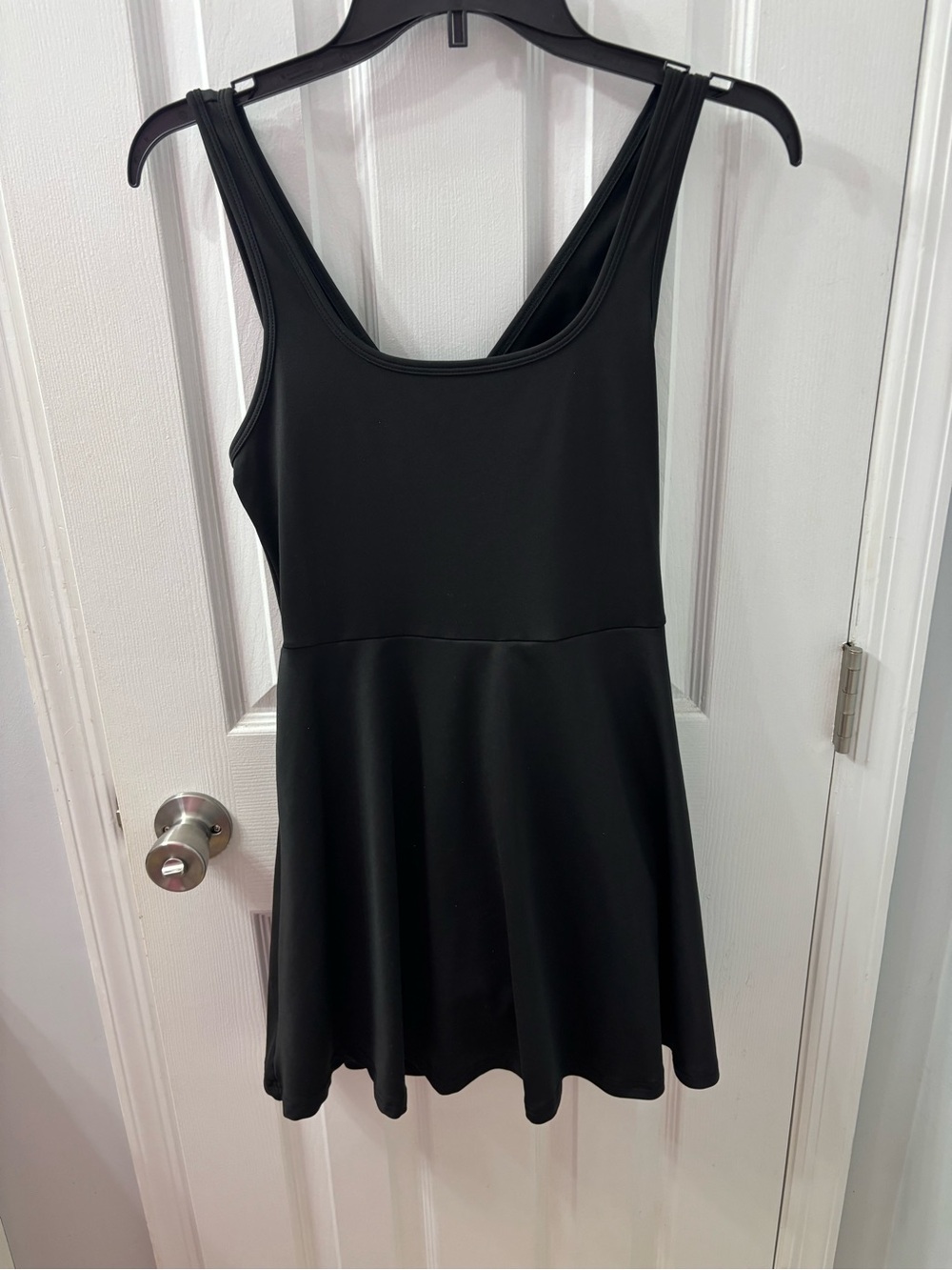 Black Scoop Neck Tank Top Dress